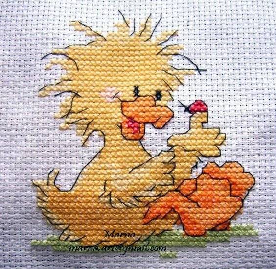 Križci (cross stitching) - foto