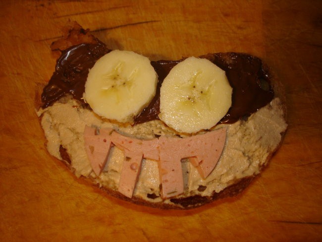 The smiley sandwich XD - foto povečava