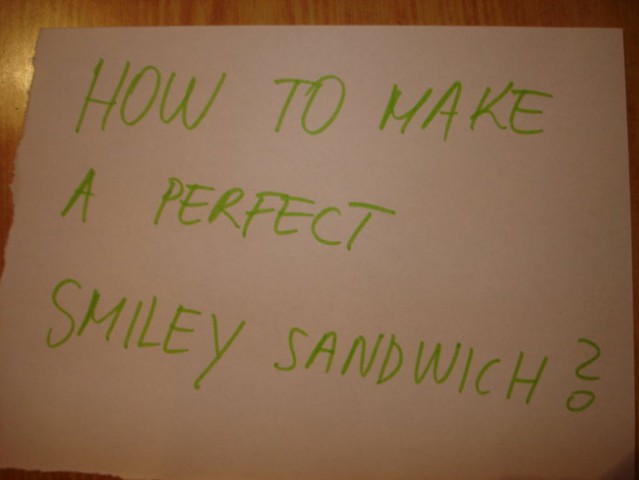 The smiley sandwich XD - foto