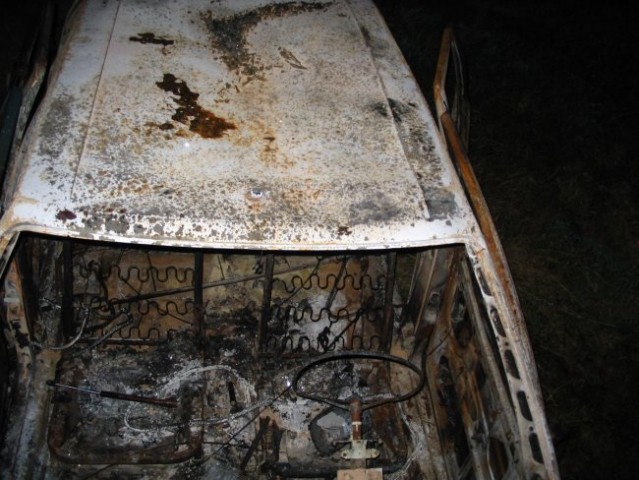 Škoda burned - foto