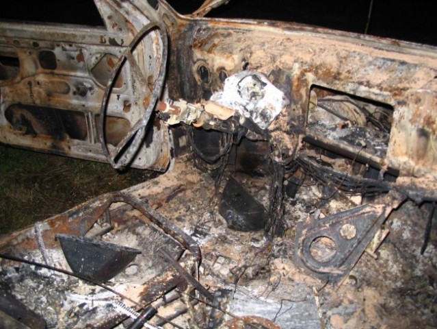 Škoda burned - foto