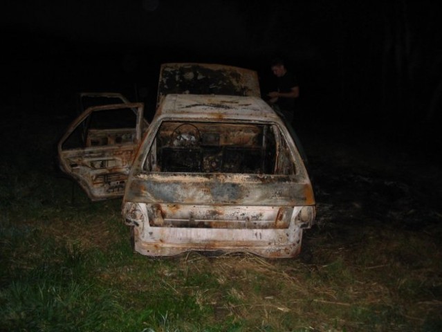 Škoda burned - foto