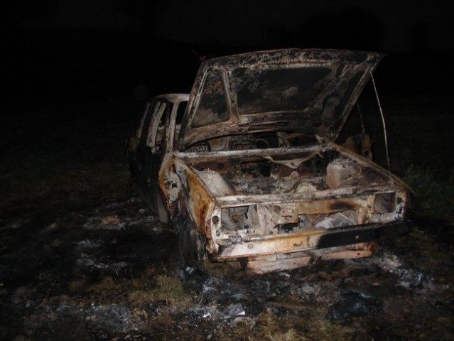 Škoda burned - foto