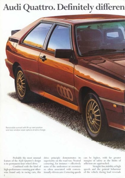 Audi Quattro 1984 - foto povečava