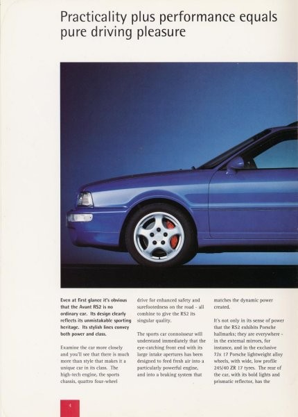 Audi RS2 1994 - foto povečava