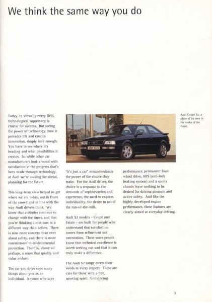 Audi S2 Coupe and Estate 1994 - foto