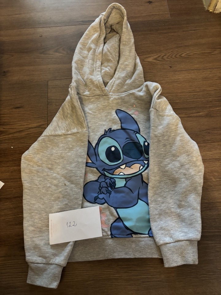 Kapucar Hoodie pulover jopica Stich 122