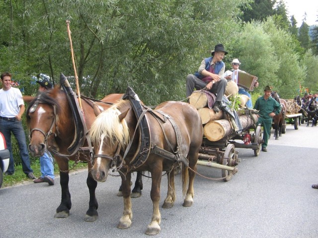 Prikaz kmečkih opravil s konji (Snovik) - foto