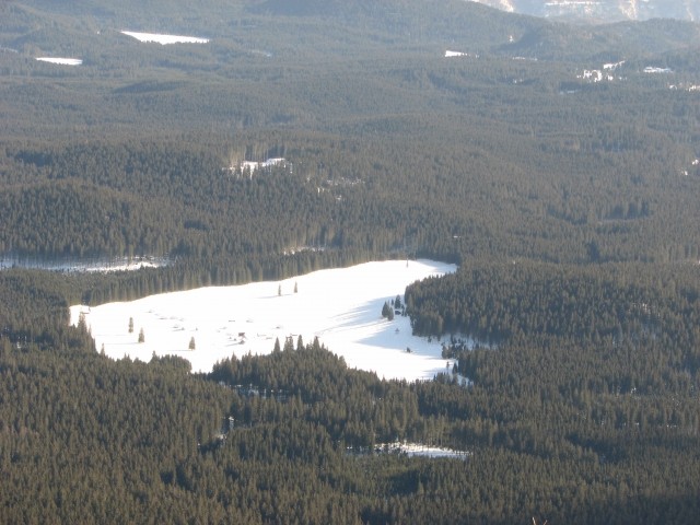 Planina Javornik, od tam sem prišel tu gor