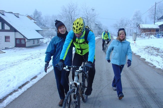 Silvestersko kolesarjenje konec 2007 - foto povečava