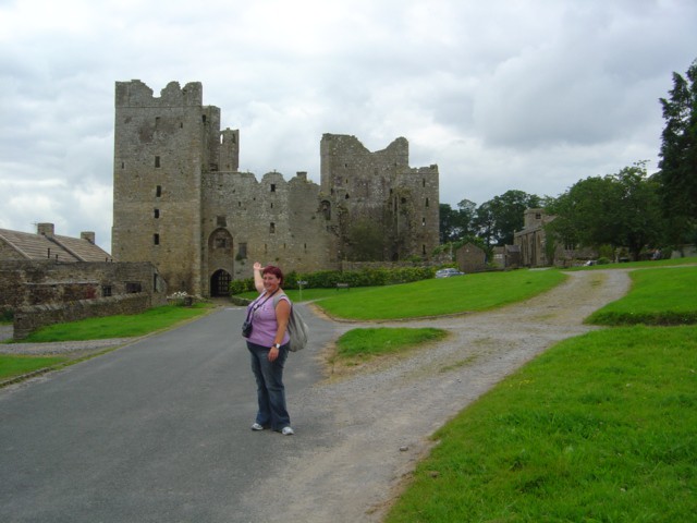 Maja in Bolton Castle