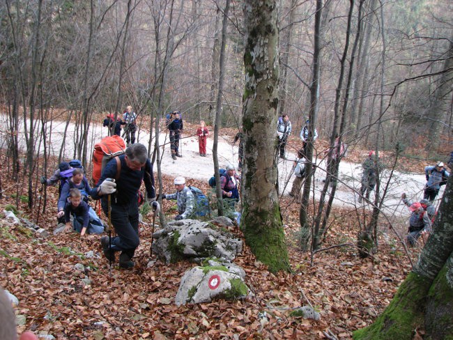 Rakov škocjan, Veliki Javornik, 10.11.2007 - foto povečava