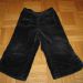 21. Gap hlače, podložene, črni žamet (gladek), 7 €