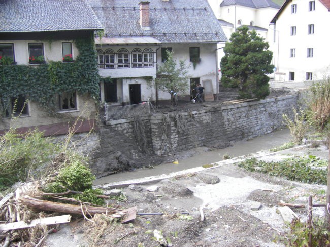 Poplave v Železnikih - foto povečava