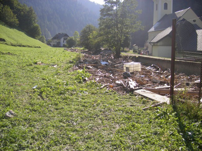 Poplave v Železnikih - foto povečava