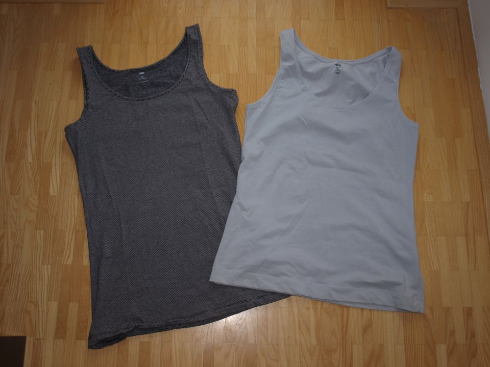 dve majčki brez rokavov H&M