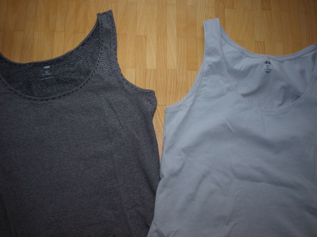 Dve majčki brez rokavov H&M