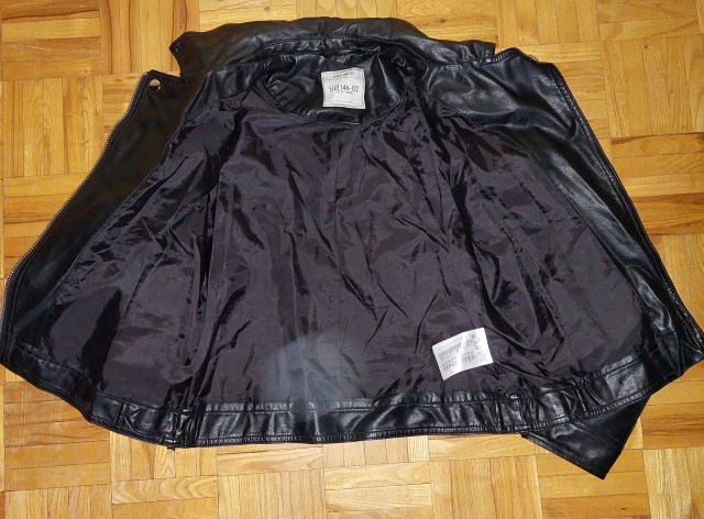 Usnjena kratka jaknica 146-152 - foto
