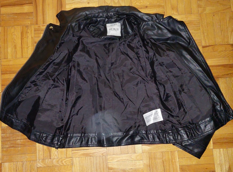 Usnjena kratka jaknica 146-152 - foto povečava